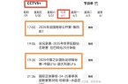 5套节目单有变CCTV5、CCTV5+直